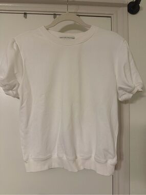 English Factory Short-Sleeve Puff Crewneck Sweatshirt